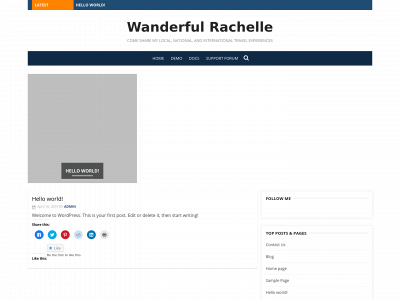wanderful-rachelle.com snapshot
