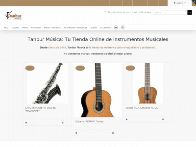 www.tanburmusica.es snapshot