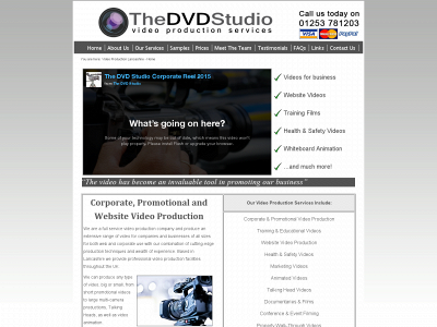 thedvdstudio-corporate.co.uk snapshot