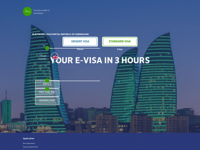 visa-azerbaijan.com snapshot