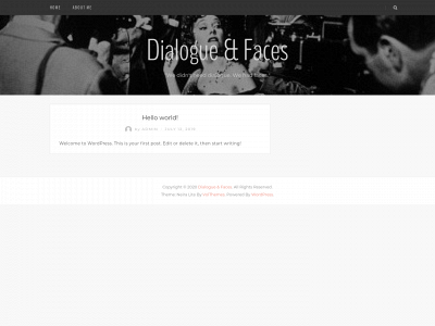dialogueandfaces.com snapshot