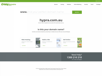 hypra.com.au snapshot