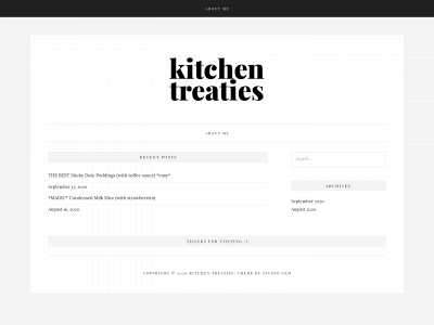 kitchentreaties.com snapshot