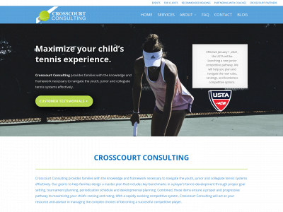 crosscourtconsulting.com snapshot