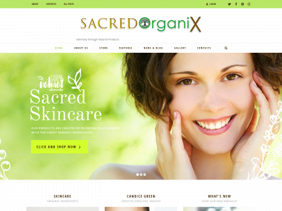 sacredorganix.com snapshot