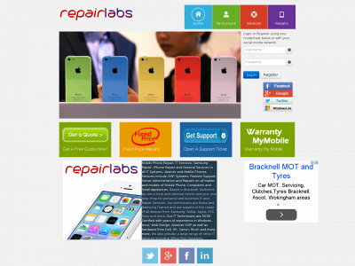 repairlabs.co.uk snapshot