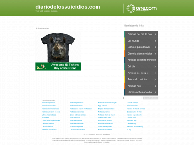 diariodelossuicidios.com snapshot