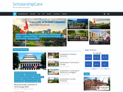 scholarshipcare.com snapshot