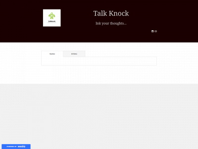 talkknock.weebly.com snapshot