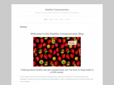 healthycommunicator.com snapshot
