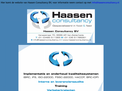 haasenconsultancy.nl snapshot