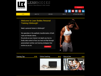 leanbodies.co.uk snapshot