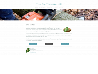 treetoptrimmers.com snapshot