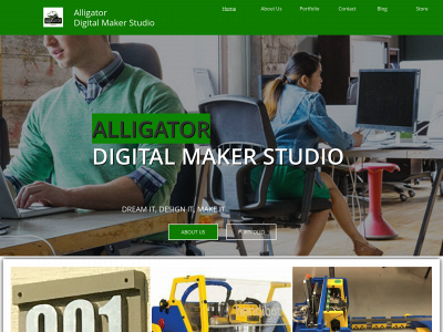 alligator-digital-maker-studio.com snapshot