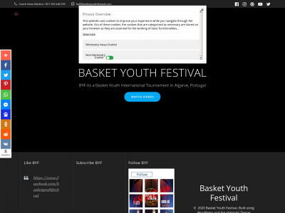 basketyouthfestival.com snapshot