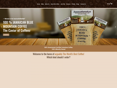 jamaicacoffeeclub.com snapshot