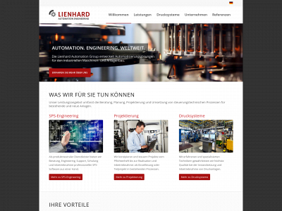 lienhard-automation.com snapshot
