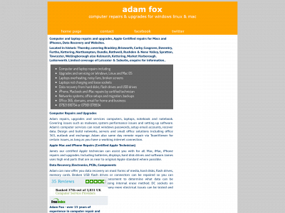 adamcanfixyourcomputer.co.uk snapshot