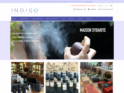 indigoperfumery.com snapshot