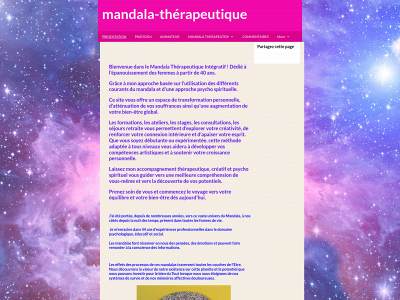 mandala-therapeutique.com snapshot