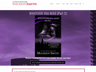 maureen-smith.com snapshot