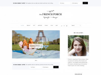 thefrenchporch.com snapshot