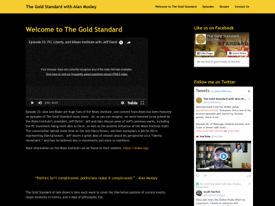 thegoldstandardpodcast.com snapshot