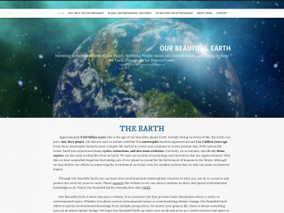 www.our-beautiful-earth.org snapshot