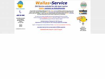 wallas-service.no snapshot