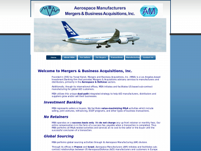 aerospacemanufacturers.com snapshot