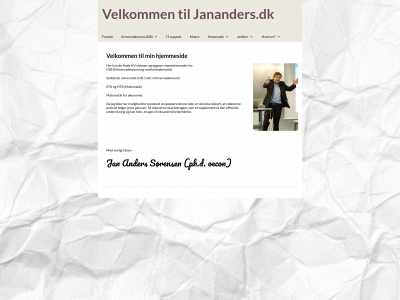 jananders.dk snapshot