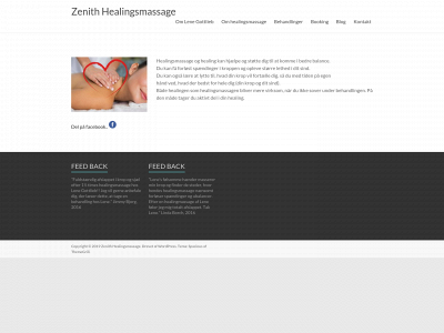 zenith-healingsmassage.dk snapshot