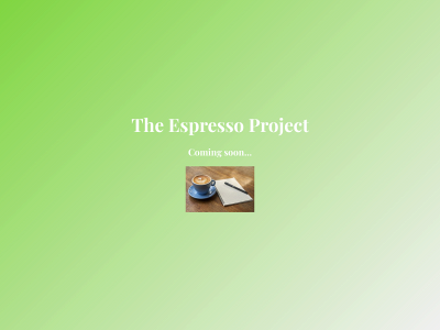 theespressoproject.com snapshot