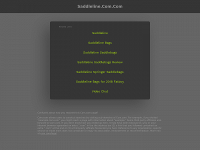 saddleline.com.com snapshot