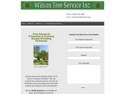 wilsontrees.com snapshot