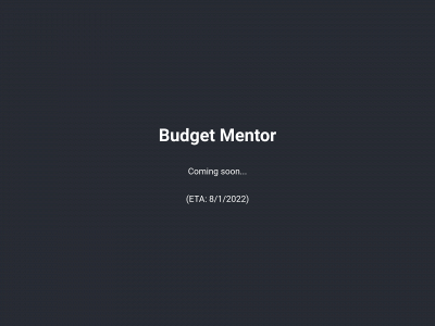 budget-mentor.com snapshot