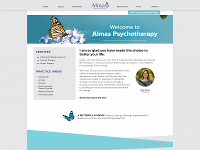 almaspsychotherapy.com snapshot