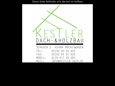 kestler-dach.de snapshot