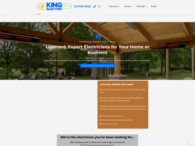 kingelectriccompany.com snapshot