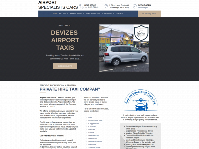 devizes-airport-taxis.co.uk snapshot