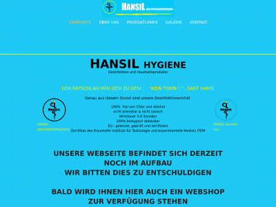 hansil-hygiene.eu snapshot