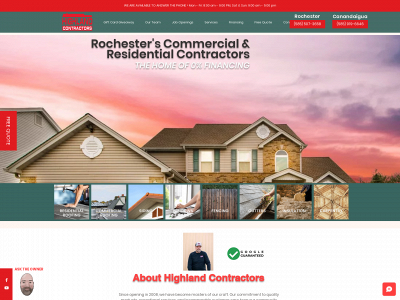 highlandcontractors.net snapshot