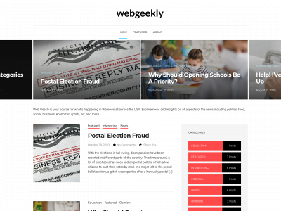 webgeekly.com snapshot