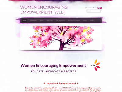www.weewomen.org snapshot