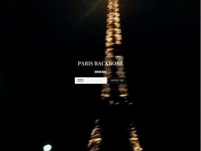 parisbackbone.com snapshot