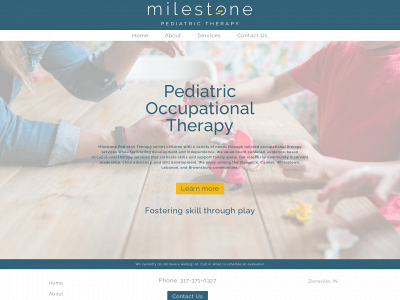 milestonepediatrictherapyllc.com snapshot