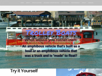 trolleyboats.net snapshot