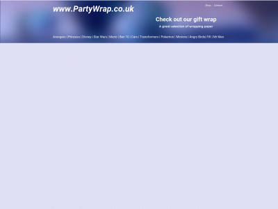 partywrap.co.uk snapshot