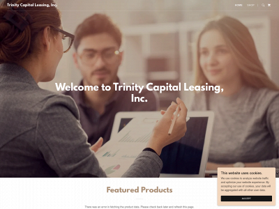 trinitycapitalleasing.com snapshot