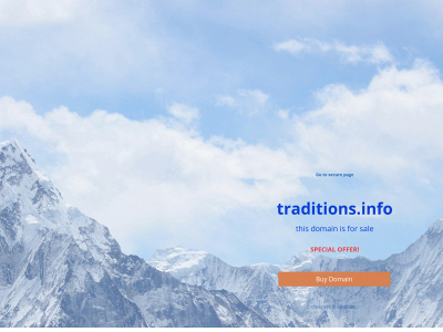traditions.info snapshot